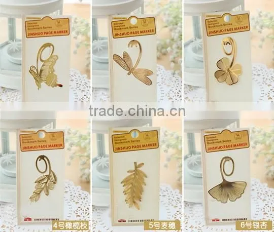 Fancy metal bookmark wholesale by china manufacturer