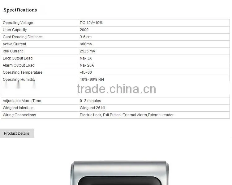 access control door access control system access control keypad OCS-K8