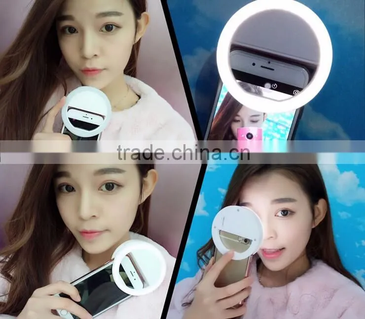 Universal Smartphone Portable Camera Light Led Selfie Case 2016 New Products