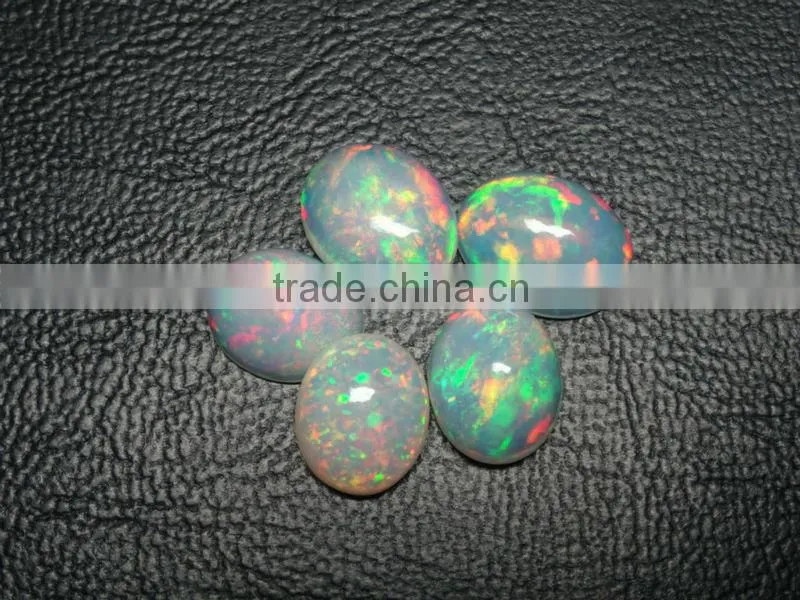 Ethiopian welo opal cabs with calibrated size, AAA++ quality, color play and fire