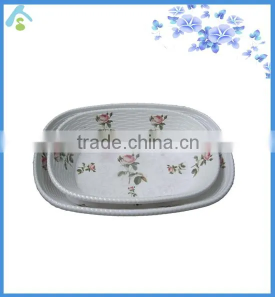 melamine square shaped fruit basket made in china