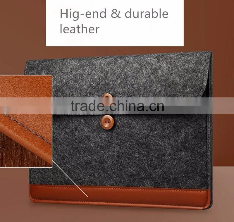 Hot Laptop Carrying Bag Sleeve Case For MacBook, Carrying felt bag for macbook