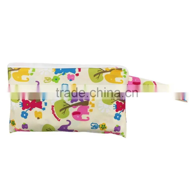 2016 new design printed pul with fleece baby changing mat