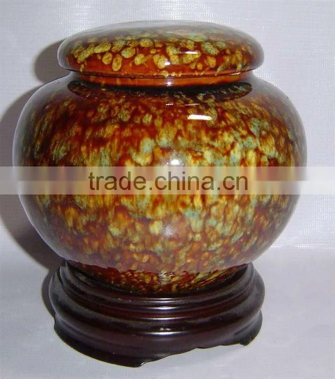 ceramic tea caddy