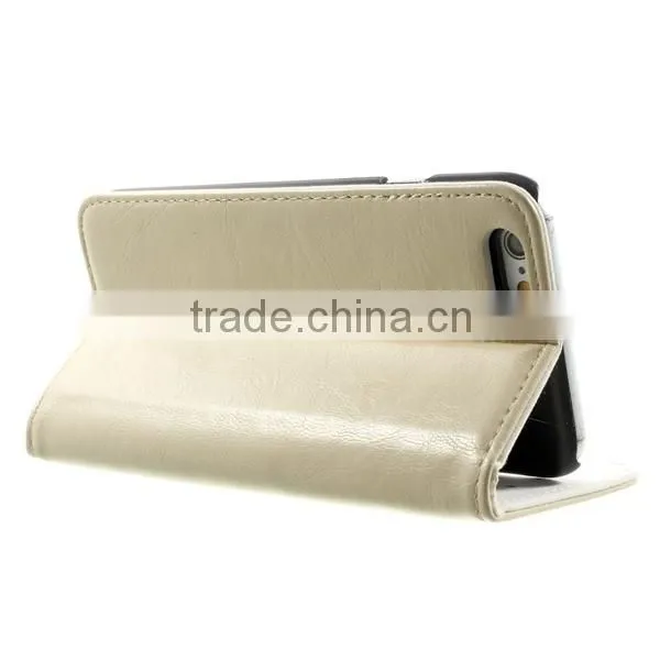 LEATHER CASE FOR IPHONE 6 NEW FASHION WALLET LEATHER PROTECT CASE STAND COVER FOR APPLE IPHONE 6