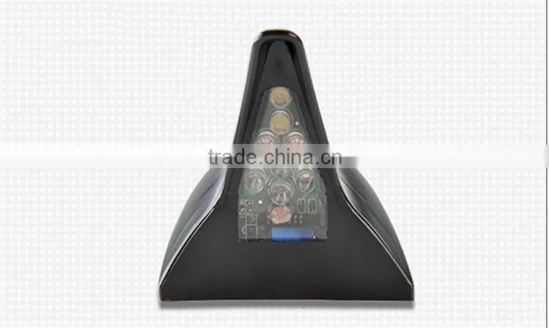 Shark fin Solar energy car roof anti chasing tail light