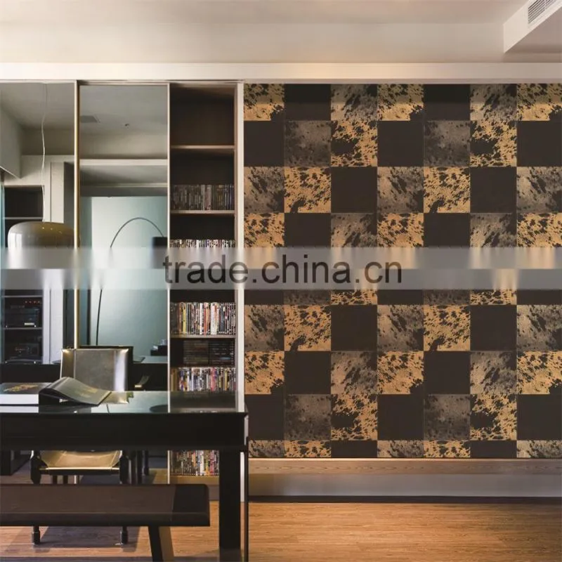 living room 3d wallpaper/3d wallpaper for home decoration/3d effect wallpaper