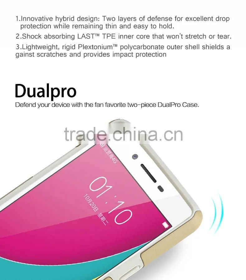 LZB Hot Selling TPU PC Hybrid Phone Case Cover for Oppo A33 Case