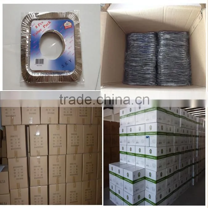 Disposable Aluminium Foil Cooking Panel Protector For Kitchen Cleaning
