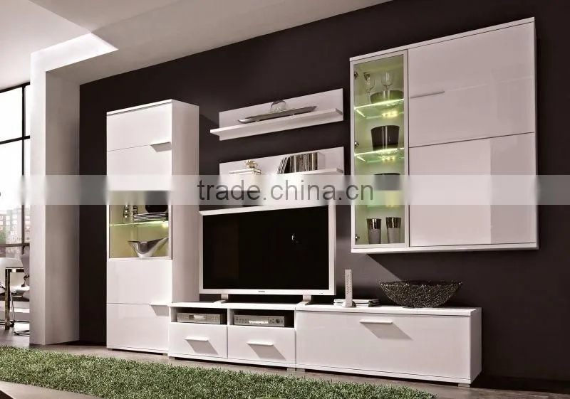 Multifunctional MDF Wooden tv lift cabinet, tv cabinet with wheels