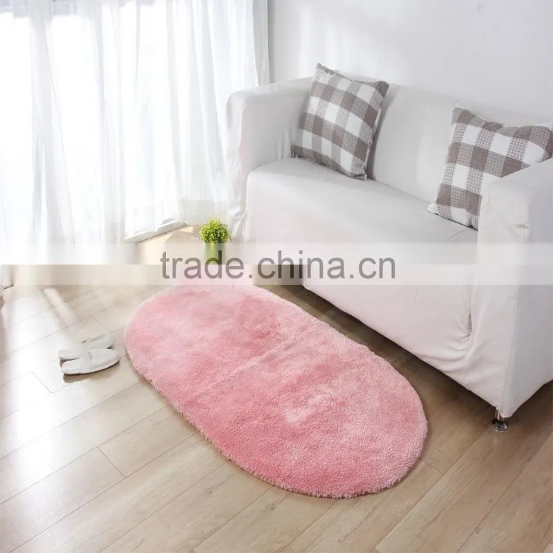 2016 DADA anti-skid mat soft high water absorption fluffy shaggy bath mat wrinkle resistant kitchen carpet