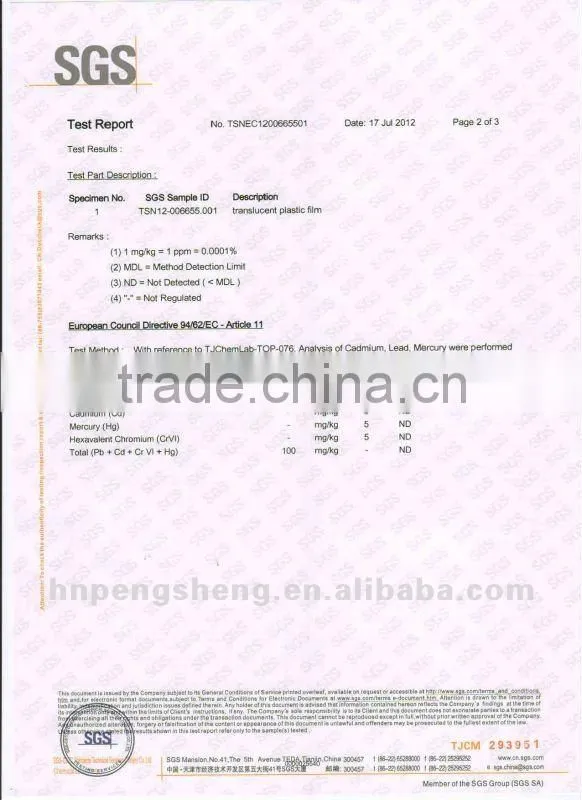 High Tearing18mirco/20mirco BOPP Transaprent Holographic 3D/lens Film for Gift packaging and Laminating