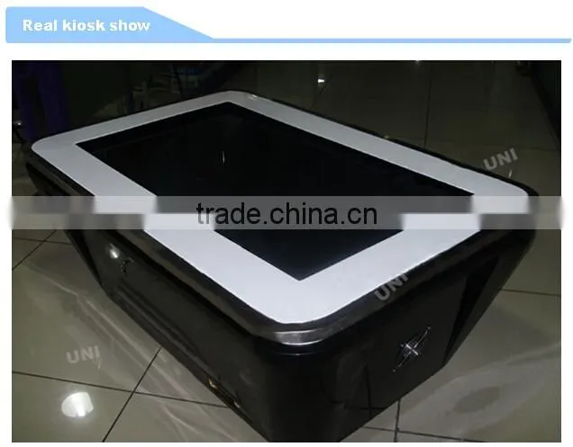 Wifi water-proofed 65 inch LCD touch screen interactive table kiosk