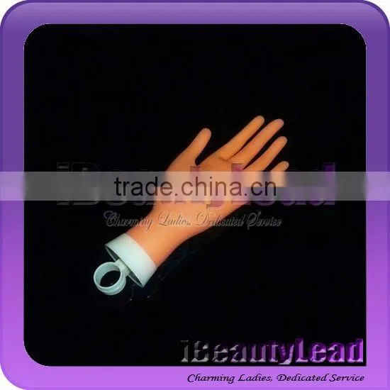 Plastic nail art training hand