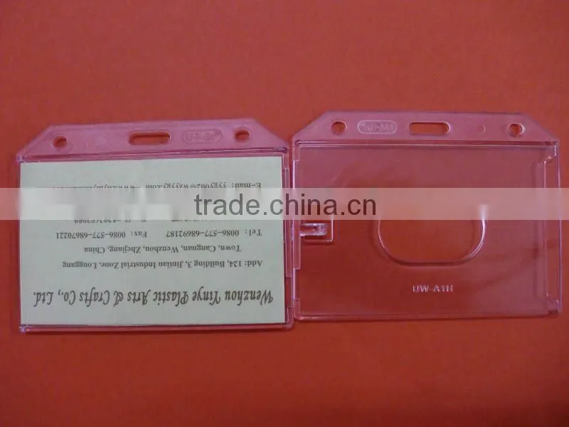 Factory Price Plastic Card Cover for promotion or gift