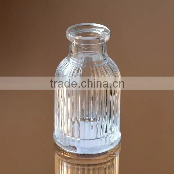 Christmas tree shaped glass perfume bottle