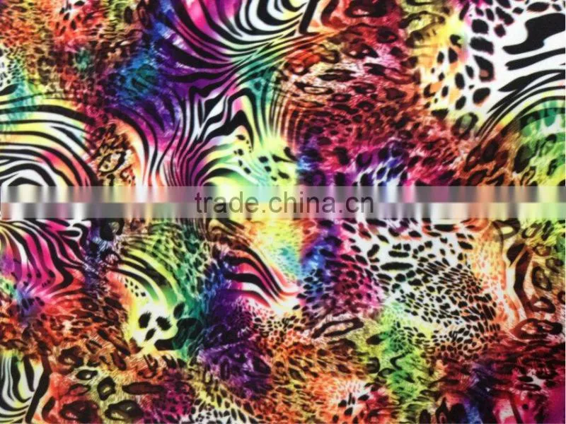 Designed colorful Printed polyester air layer fabric