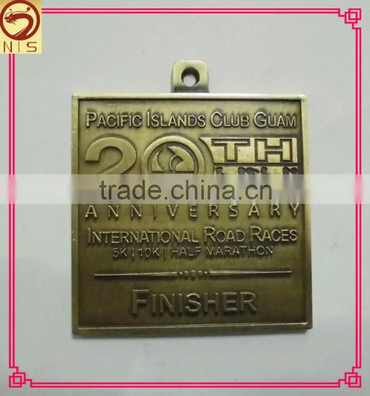 personalized square medal