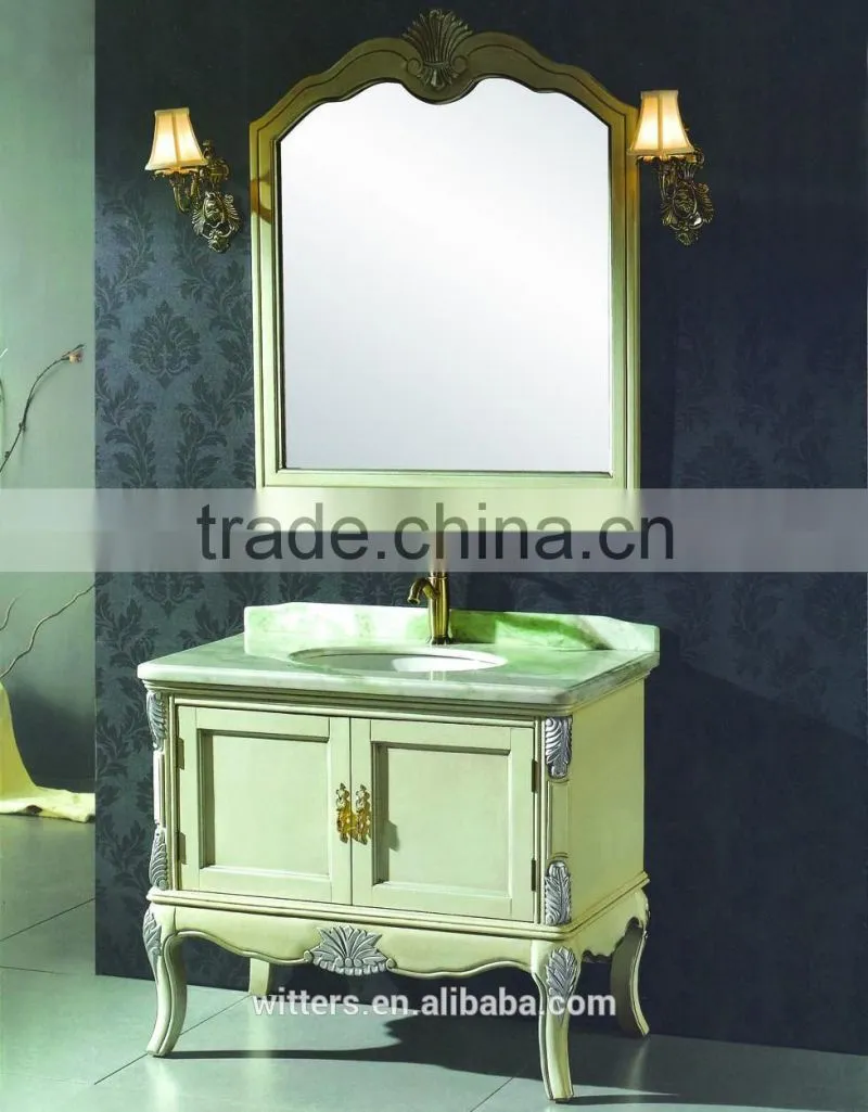 WTS-1622 Foshan special discount 30 inch modern Wooden bathroom vanity Floor Mounted