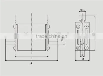 NT00C Fuse High Breaking Capacity 100A 500V