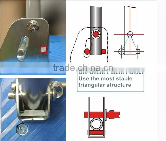 300kg Small Plastic folding hand cart LH300-DX