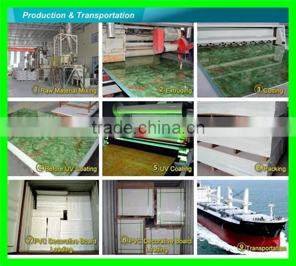 pvc decorative plastic faux marble stone frame
