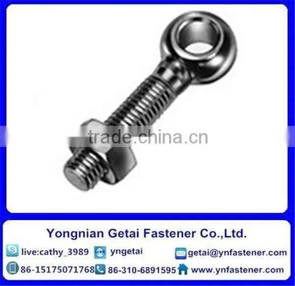Galvanized Eye bolts DIN 580 Carbon Steel