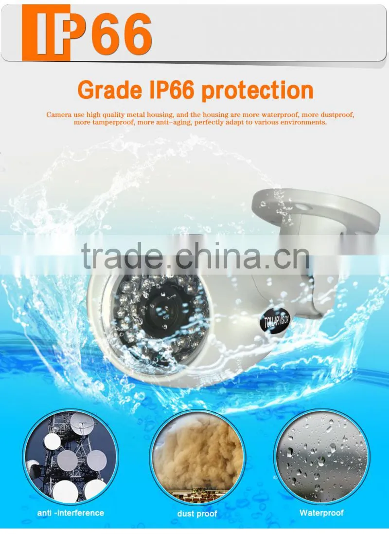 New Model CCTV Camera AHD 720P 36PCS LED Light Metal Bullet 3.6mm Lens Mini AHD Camera intelligent security system