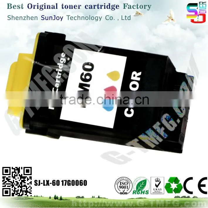 remanufactured INK cartridge 17G0060 for Lexmark 60