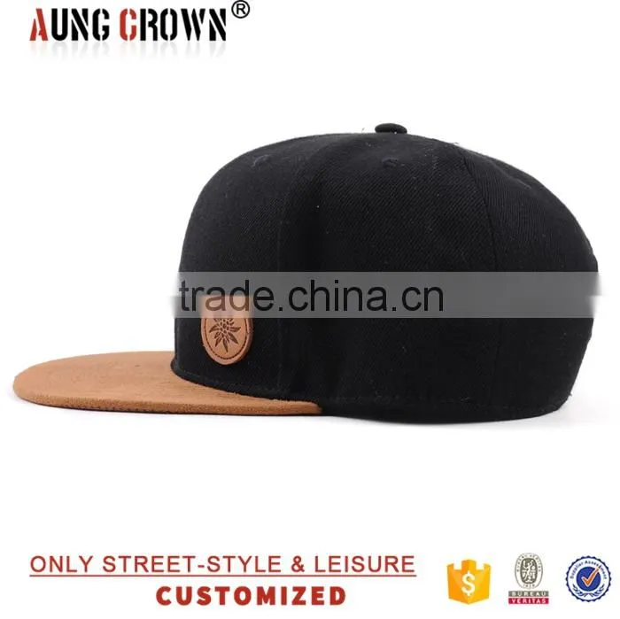 5 panel suede brim hat