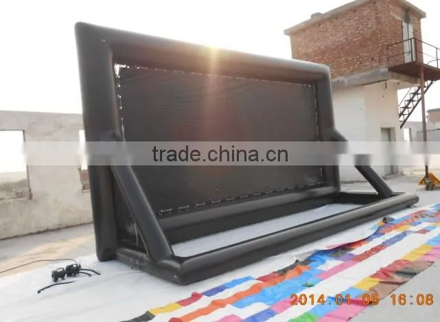 commercial inflatable screen and cheap inflatable movie screen for advertising
