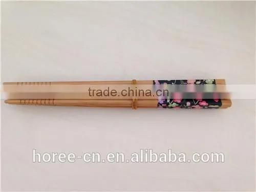 22.5 CM long SGS certified safe food grade bamboo wooden tableware chopsticks