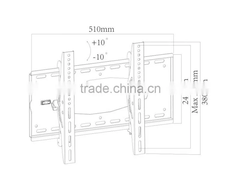 Up and down tv mount for 23"-47", OEM tv mounting bracket