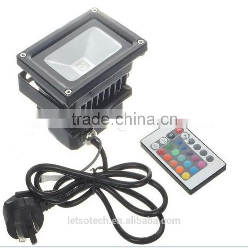 2016high quality factory price IP65 50w dmx rgb outdoor led flood light remote led floodlights with CE &ROHS&UL 3 years warranty