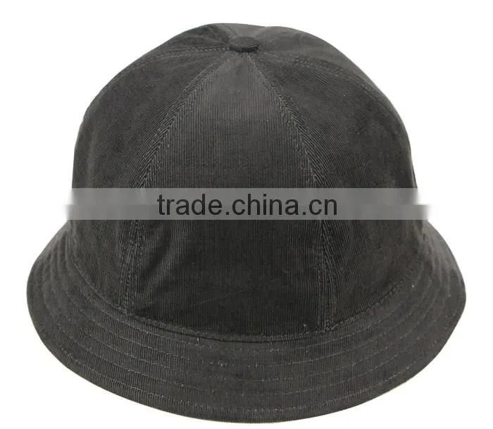 Wholesale foldable cotton fashion 6 panel blank designer custom bucket hat