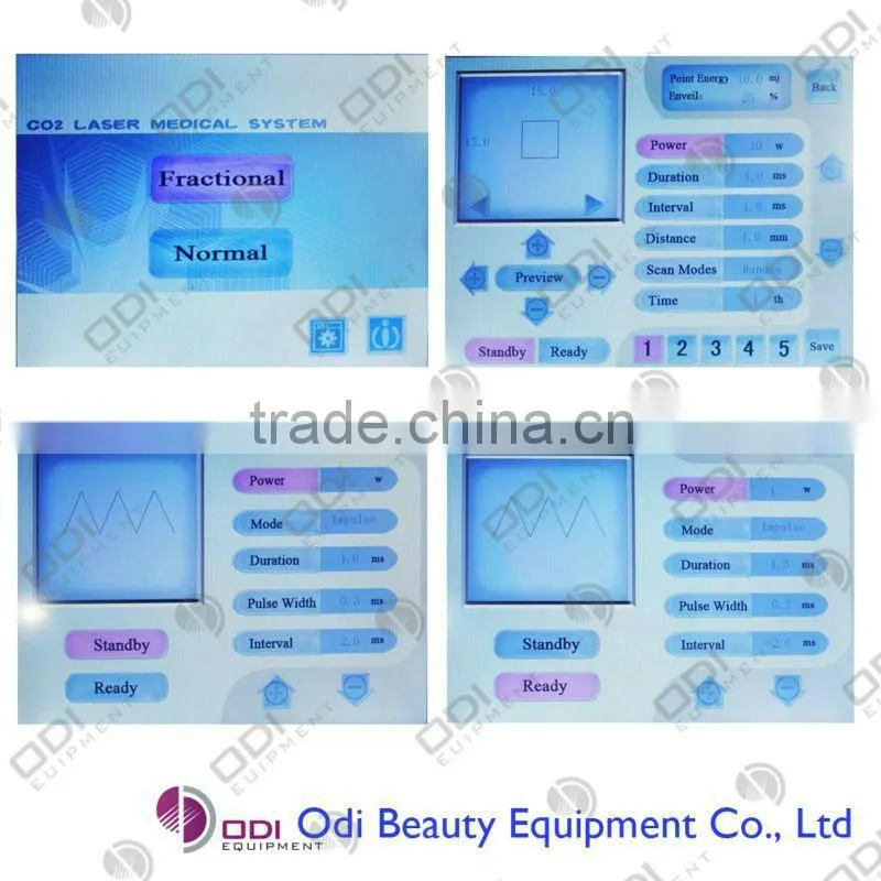OEM Service Pox pits removal co2 laser (OD-C600)