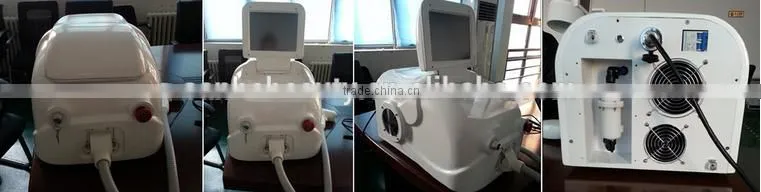 Portable big spot size 12*23mm diode laser hair removal 808 nm machine with high power and good effect
