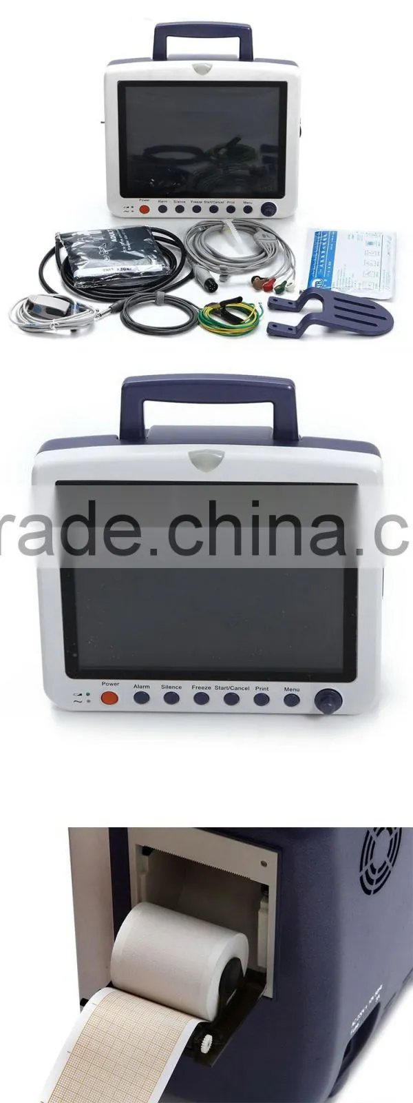 Hot product Ambulance 12 inch Multi Parameters ICU Patient Monitor applicable for hospital operation
