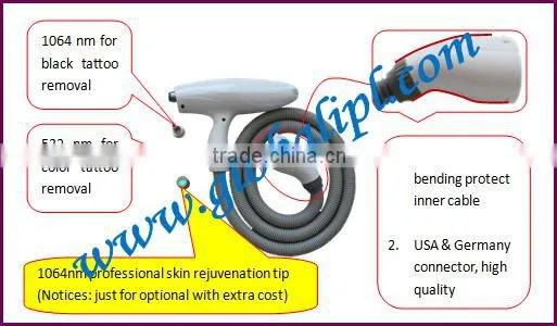 Hotsell wrinkle removal yag laser tatto removal machine