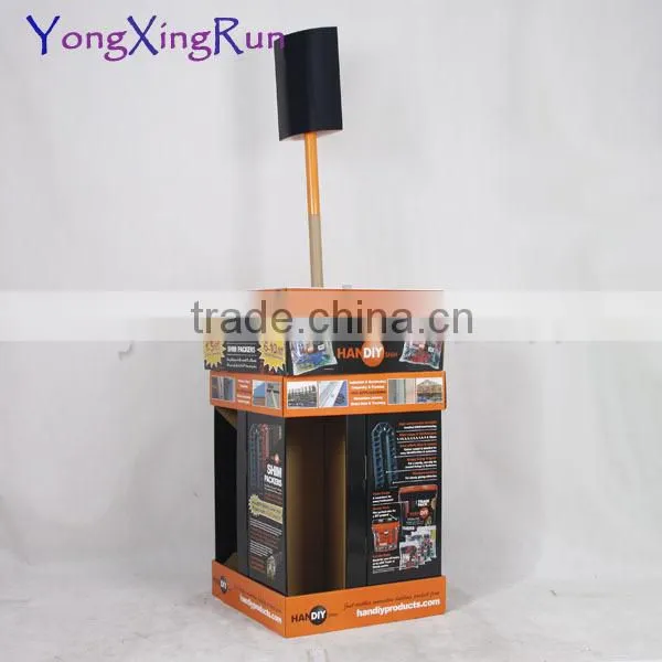pop up cardboard display stand
