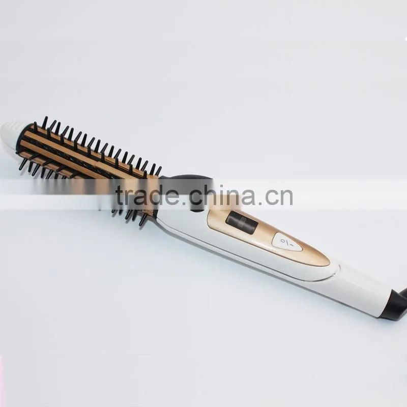 2016 hot selling new designed 450 degrees gorgeous 2 in 1 low price hair straightener hair curler