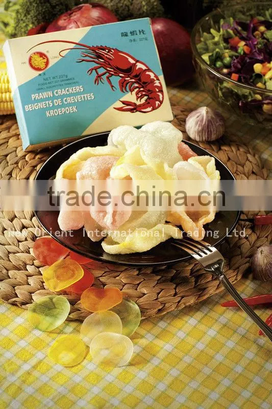 New Orient Product Big Prawn Crackers 5 colors Snack food