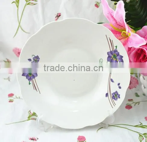 CERAMIC PLATE,stock porcelain plate 9,bulk ceramic plates