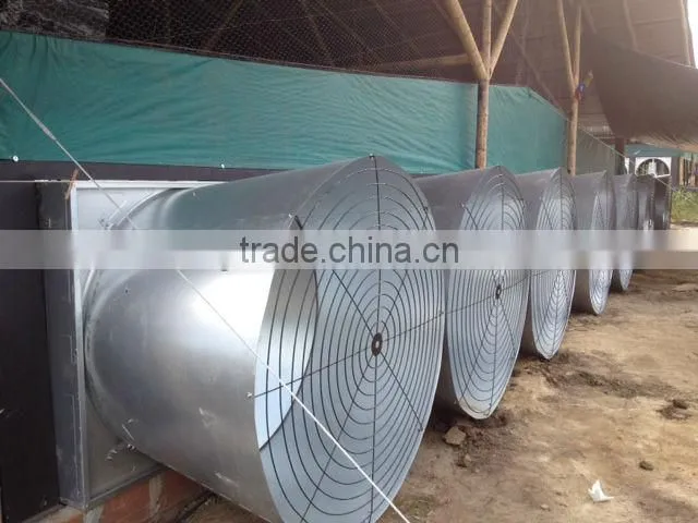 Exhaust fan for broiler equipment/ butterfly cone fan