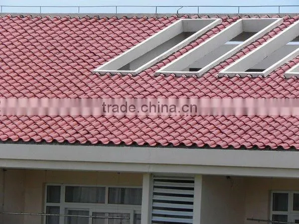clay corrugated roof tiles