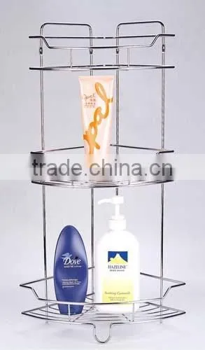 wire iron Shampoo Lotion Bottles Holder Wire Rack Wire Shelf