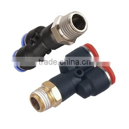 "Y" Type Three-Way PU Hose Connector