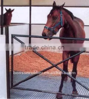 easy to clean ribbed cow rubber mat