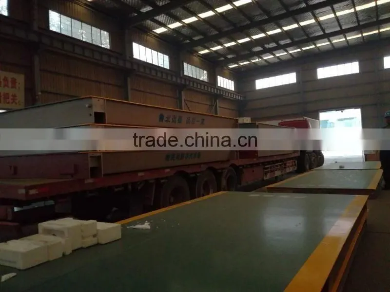 Electronic 80 ton Portable Weighbridge 3*18m Weight Truck Scale