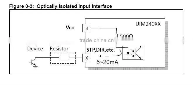 Step motor driver for hybrid 2 phase unipolar stepping motor